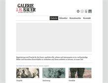 Tablet Screenshot of galerie-jh-bauer.de